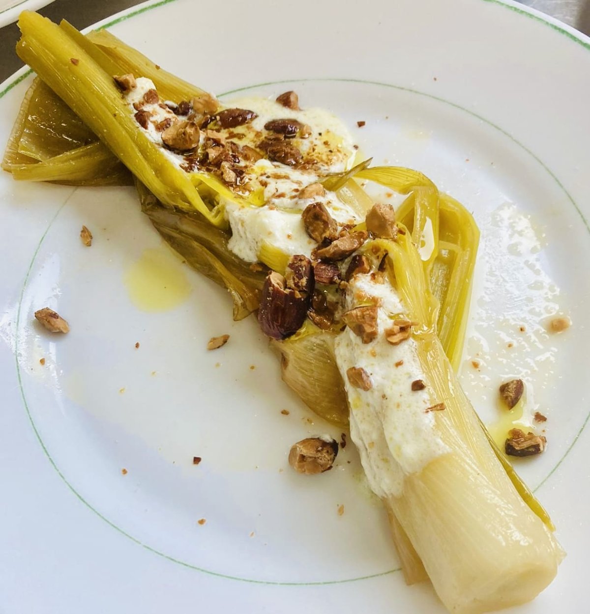 Plat à la carte Poireau, plat à la carte